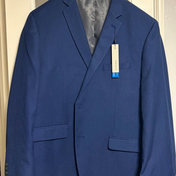Perry Ellis Royal Blue Sport Coat Blazer